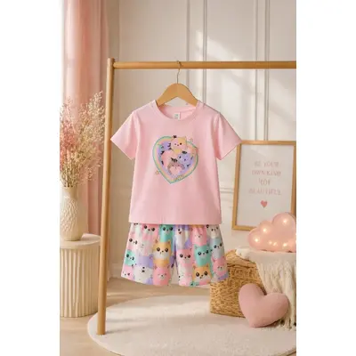 Set multicolor cu pisicute pentru copii  bp36046-1