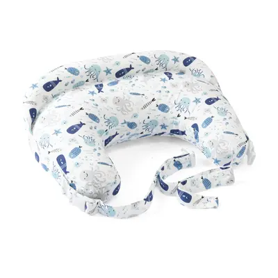 Perna alaptare Chicco Boppy Deluxe, Deluxe Fish Fun, 0luni+ CHC7991286-8