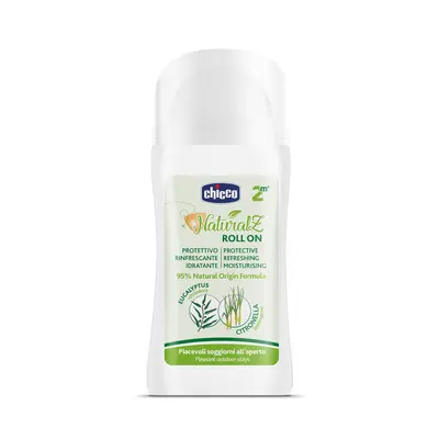 Roll-On protectie naturala Chicco Naturalz, 60 ml, 2 luni+ CHC11597-9