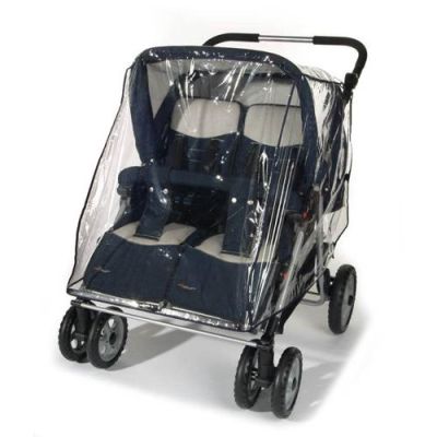 Protectie de ploaie pentru carucioare de gemeni RainCover Twin REER 71584