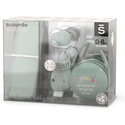 Set cadou BONHOMIA 4 piese, menta, Suavinex JEM8426420080736