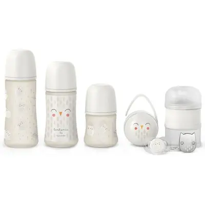 Set de start BONHOMIA 7 piese, bej Suavinex JEM8426420080781