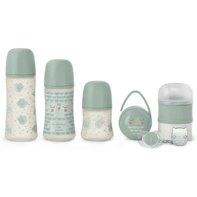 Set de start BONHOMIA 7 piese, menta, Suavinex JEM8426420080804