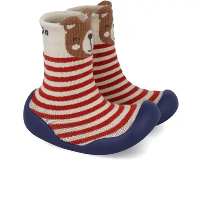 Sosete antiderapante pentru copii 251320-A, ursulet (Marime: 23 (14,2-14,7 cm)) JEM251320-A-23