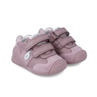 Adidasi Primii Pasi pentru Copii Biomecanics 221002-B, roz (Marime: 24 (14,8-15,4 cm)) JEM221002-B-24