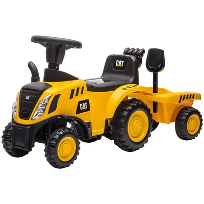 Masinuta de impins Chipolino CAT Tractor yellow HUBROCCAT02402TR