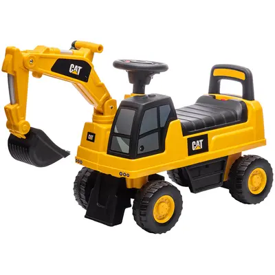 Masinuta de impins Chipolino CAT Excavator yellow HUBROCCAT02301YE