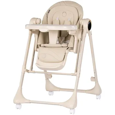 Scaun de masa si leagan electric Chipolino Master Class 2 in 1 latte HUBSTHMA02603LA