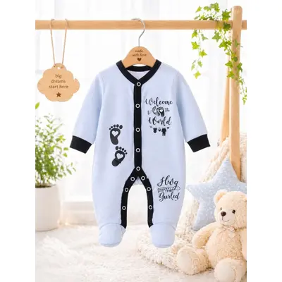 Salopeta cu botosei pentru bebelusi, steps bp4-13