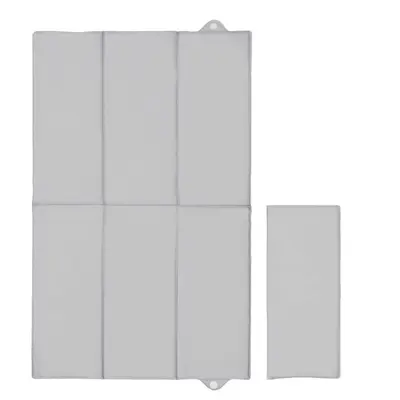 Saltea de infasat, Ceba Baby, Pliabila, 60x40 cm, Suprafata impermeabila, Multifunctionala, Pentru acasa si in deplasari, Basic Grey BYNW-305-000-270