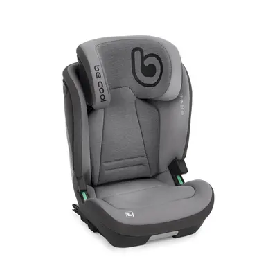 Scaun auto, Be Cool, Bravo, I-Size, 100-150 cm, 4-12 ani, Cu isofix, Cu inclinare anatomica, Conform cu standardul european de securitate ECE R129, Be Smoke BYN8420421095546