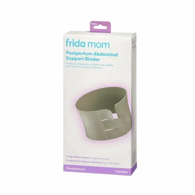 Centura postpartum, Frida Mom, Pentru recuperare dupa cezariana, Universala 60-120 cm, Reglabila, Material moale, Protectie cicatrice, Gri BYNFRIBP