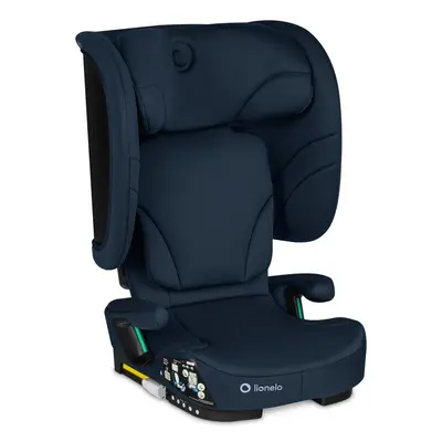 Scaun auto pliabil, Lionelo, Orin, i-Size, 100-150 cm, Tetiera reglabila in 14 pozitii, Spatar in 4 pozitii, Isofix+Top Tether, Sezut ergonomic, Husa transport, Suport sticla, Albastru BYNLO-ORIN_I-SIZE_BLUE_NAVY