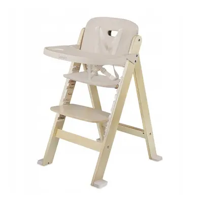 Scaun de masa, Lionelo, Floris, 3 in 1, Din Lemn, Transformabil, Reglabil pe inaltime in 4 pozitii, Suport picioare- 4 pozitii, 6 luni- 12 ani, Sustine 40 kg, Bej BYNLO-FLORIS_BEIGE_NATURAL