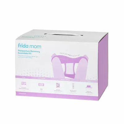 Set postnatal pentru maternitate, Frida Mom, Must Have, 4 bucati chiloti postpartum, 4 tampoane Ice Maxi, 24 tampoane racoritoare, Spuma pentru recuperare 150 ml, Sac depozitare, XS-XL BYNFRIPKGYRG