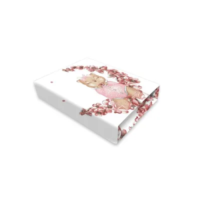 Cearceaf cu elastic, MimiNu, Pentru patut co-sleeper, Leonie, Dimensiune 83 x 50 cm, Din bumbac certificat Oeko Tex Standard 100, Betty BYN6426972032148
