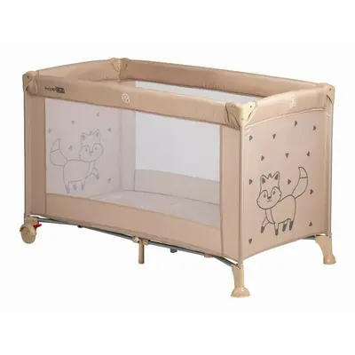 Patut pliant, FreeON, Nap, Cu un nivel, 120x60 cm, Beige BYN83037
