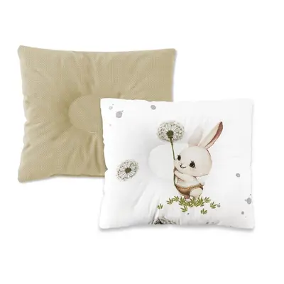 Perna bebelus, MimiNu, Profilata, Cu doua fete, Cu functie anti-soc, Pufoasa, Din catifea si bumbac, Materiale certificate Oeko Tex Standard 100, 23x26 cm, Velvet Cats BYN6426972032056