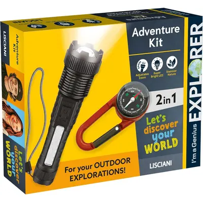 Micul geniu explorator - lanterna & busola
