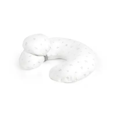 Perna pentru alaptare, Jane, Ergonomica, Cu husa detasabila, lavabila si pernuta suplimentara, Umpluta cu bilute din poliester, Mist BYN8420421093122