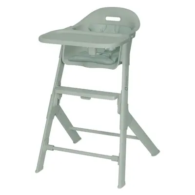 Scaun de masa, Lionelo, Beny, Suport de picioare si tavita ajustabile in 2 pozitii, Insertie moale, Centuri in 3 puncte, Asamblare rapida, Sustine 15 kg, 6 luni+, Verde BYNLO-BENY_GREEN_SAGE