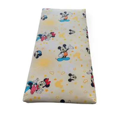 Husa suplimentara saltea tarc bumbac neted Mickey si Minnie 100x100 cm -ASC6427968009359