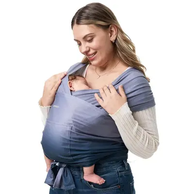 Sistem de purtare Momcozy tip wrap Blue