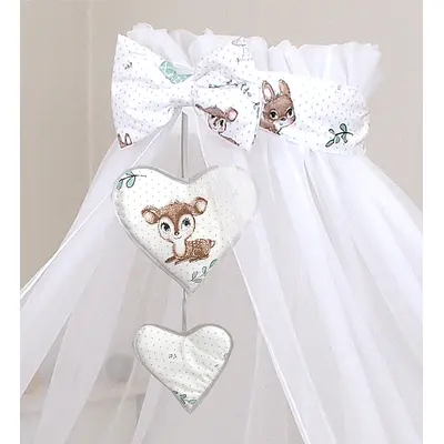 Baldachin Din Tul Pentru Patut, 300x160 Cm, Caprioara ,   Amy   Protectie, Confort Si Decor Elegant Pjb83695