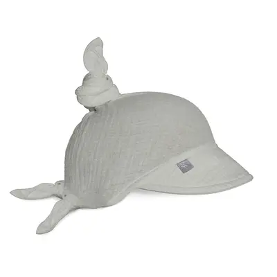 Sepcuta De Soare 6 Luni - 6 Ani Reglabila Din Bumbac Muselina Cu Cozoroc Pentru Protectie, Grey Pjbc84402