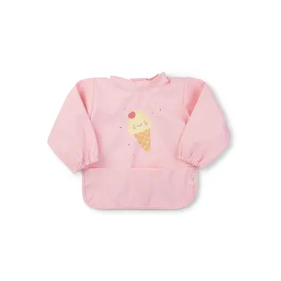 Baveta Impermeabila Cu Maneci Si Buzunar, Reglabila,   Ice Cream   Pink Pjb16586