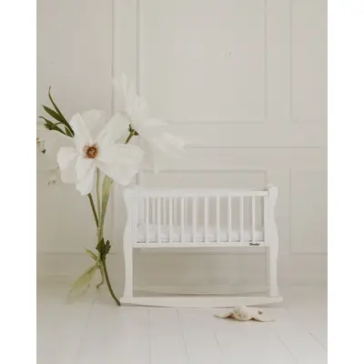 Patut Balansoar, Co-sleeping Din Lemn, Noble Alb 90 X 40 Cm Pjbcribnoblewskids