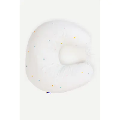 Perna Pentru Gravide Si Alaptare, Husa Detasabila Din Bumbac 100% Si Umplutura Antialergica Babysoft  , Airy Bej, Amy Pjb84217