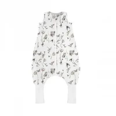 Sac De Dormit Cu Picioare, Bumbac Muselina 0.5 Tog, Natura, Xs 74 80, 6-12 Luni Pjb2441
