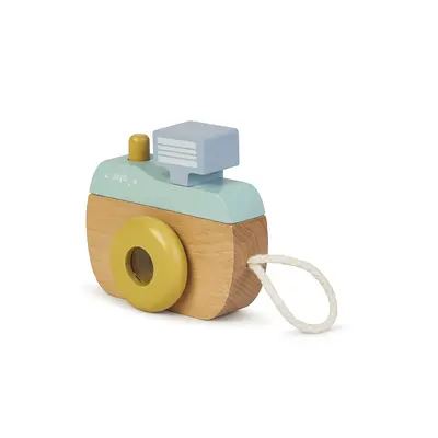 Camera Foto Cu Caleidoscop, Lemn, Mint Pjb33431