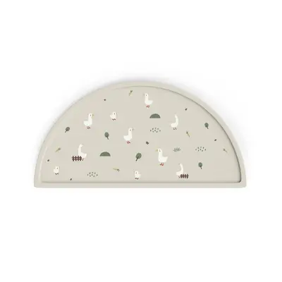 Covoras Pentru Diversificare, Din Silicon, Fara Bpa, Forma Semicirculara 45,5 Cm Si 23 Cm, Goose Family Pjbcssm_gf
