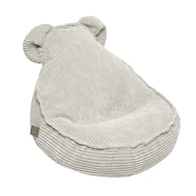 Fotoliu Puf Pentru Copii Meowbaby Aesthetic Sako Bag, Teddy Ecri, Certificat Oeko-tex, Usor De Curatat Pjbaste001ie