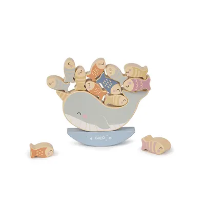 Joc De Echilibru Din Lemn,   Sea Life  , Saro Baby Pjb3344