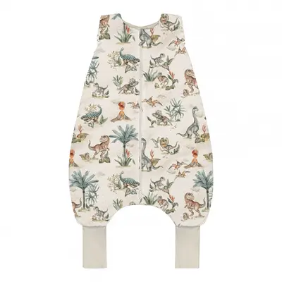 Sac De Dormit Cu Picioare, Bumbac 1 Tog,  World Of Dinosaurs, Marimea Xs, 74 80, 6-12 Luni - Babysteps Pjb5936
