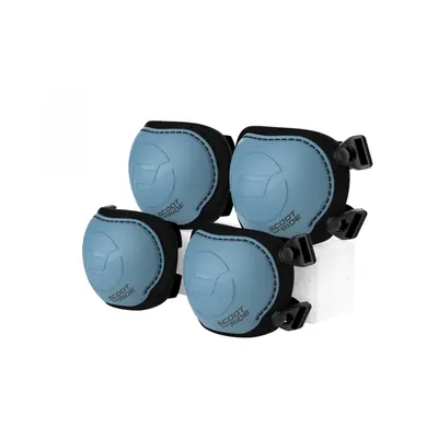 Set De Protectie Scoot And Ride, Genunchiere Si Cotiere, Marime S, Steel Pjbc6402-5030