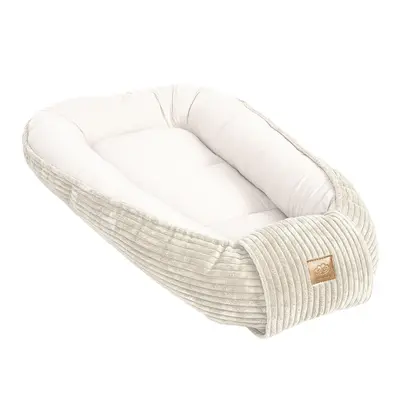 Babynest Pentru Bebelusi Meowbaby   Aesthetic Color Ecru ,   Spatiu Sigur Pentru Somn Si Joaca Pjbkokabh01