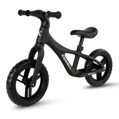 Bicicleta De Echilibru Fara Pedale Pentru Copii, Kidwell Jogo Black, 2.8 Kg, Roti Eva 28 Cm, Reglabila, 85,  130 Cm, Max. 30 Kg Pjbrobijog01a0