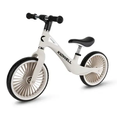 Bicicleta De Echilibru Fara Pedale Pentru Copii, Kidwell Nix Gray, 3.05 Kg, Roti Pu 29 Cm, Reglabila, 80,  120 Cm, Max. 30 Kg Pjbrobinix04a0