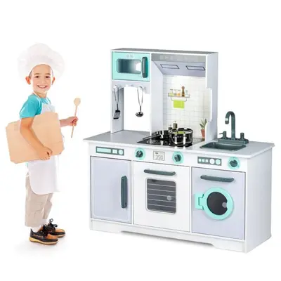 Bucatarie Mare Din Lemn Pentru Copii Cu Accesorii Pjbmwokn0d118