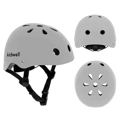 Casca De Protectie Pentru Copii, Sistem De Reglare, Usoara 260 G, M, 52-56 Cm, 3 Ani+, Orix Grey Mat, Kidwell Pjbkaskori07a2
