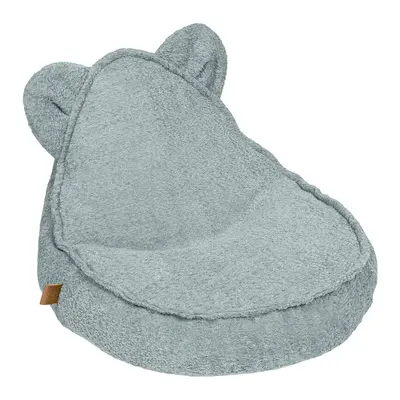 Fotoliu Tip Puf Boucle Pentru Copii Meowbaby   Teddy Sako Bag ,   Fresh Mint, Material Certificat Oeko-tex Pjbboust4ie