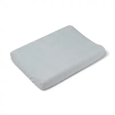 Husa De Protectie Azul Pentru Salteaua De Infasat ,   Bumbac Buclat, Elastic Pe Contur, 80x50 Cm, Bonjourbebe Pjbc2rz101-034