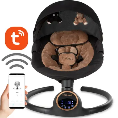 Leagan Electric Bebelusi Kidwell Reve 2 In 1, Bluetooth, Telecomanda  Aplicatie Tuya, 5 Viteze, 0+ Luni Pjbbuelrev01a1