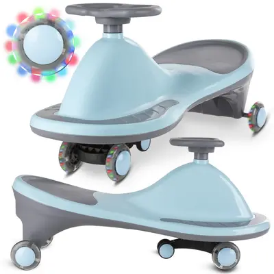 Masinuta Gravitationala Kidwell Rollo Blue Cu Roti Led, 3+ Ani, Pana La 100 Kg Pjbjedzrol01a0