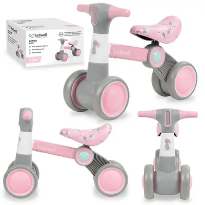 Mini Bicicleta Fara Pedale Kidwell Petito Bunny, 2 In 1, 1+ Ani, Ultra Usoara 1.98 Kg Pjbjedzpet02a0