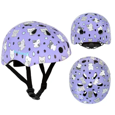 Casca De Protectie Pentru Copii, Sistem De Reglare, Usoara 260 G, S, 48-52 Cm, 1 Ani+, Orix Plus Kitty, Kidwell Pjbkaskori01a3